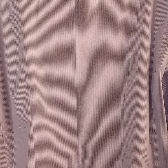 Quintessential Lagenlook Chambray Office Minimalist Sz XL Blue-White Colors HMBC - Picture 6 of 13